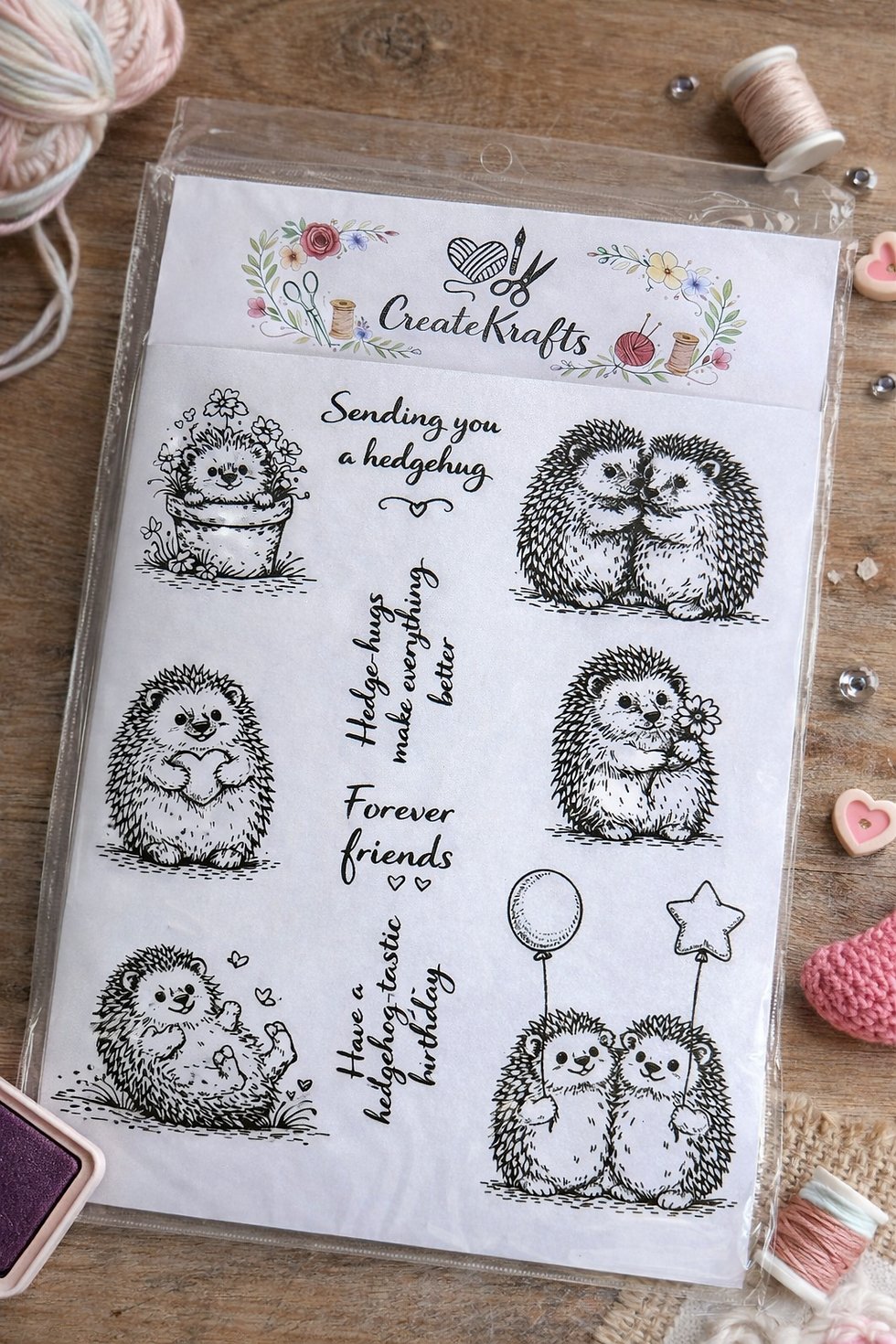 Thumbnail: Henry the Hedgehog Stamp Set 