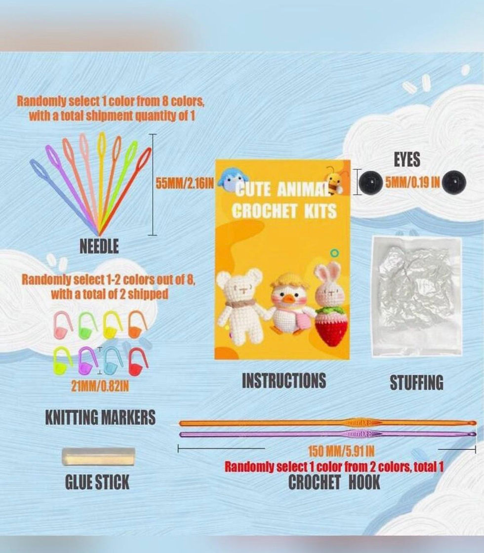Thumbnail: Crochet Rabbit Starter Kit: Easy-to-Follow Crochet Project