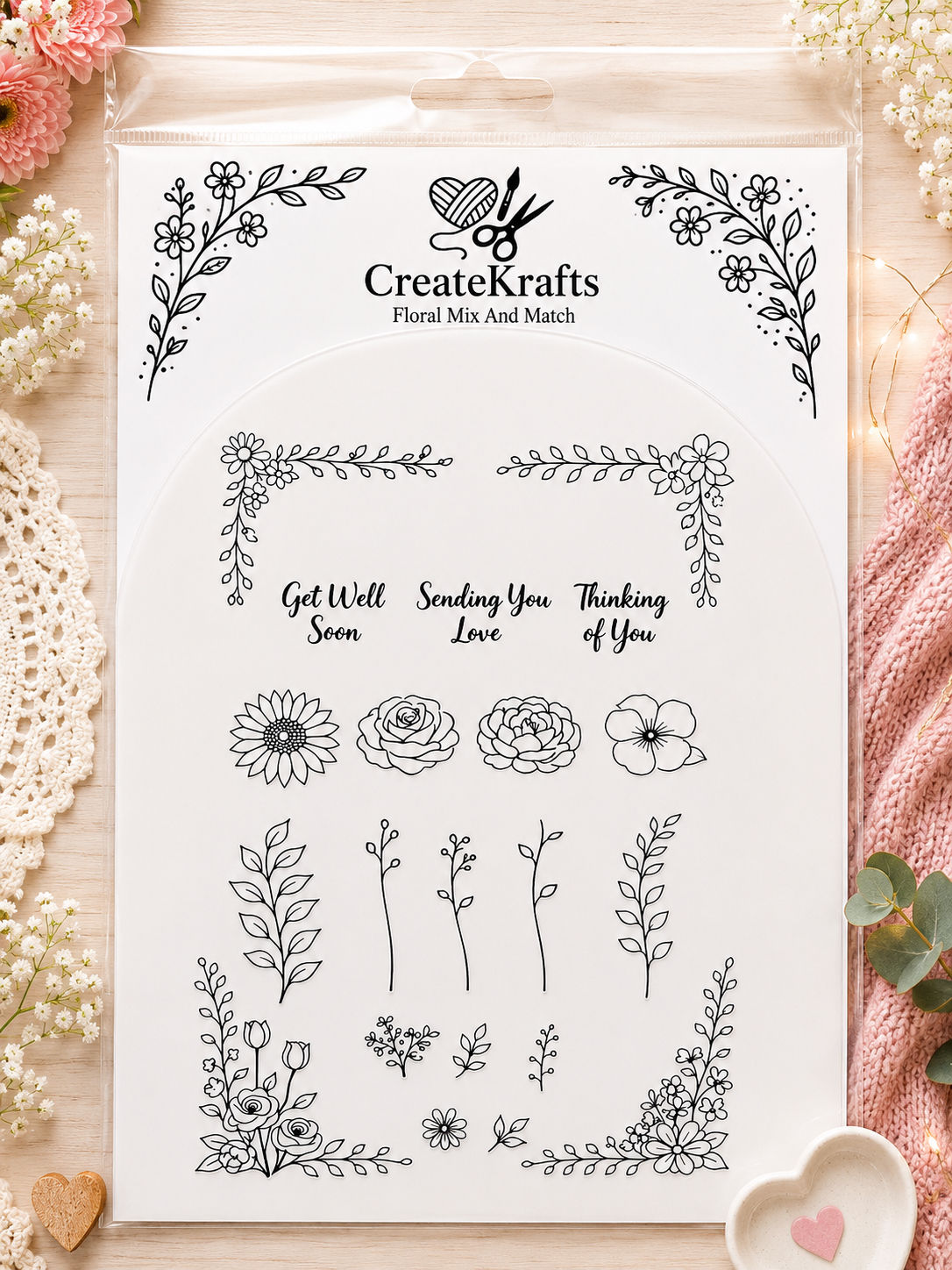 Floral Mix And Match Stamp Set