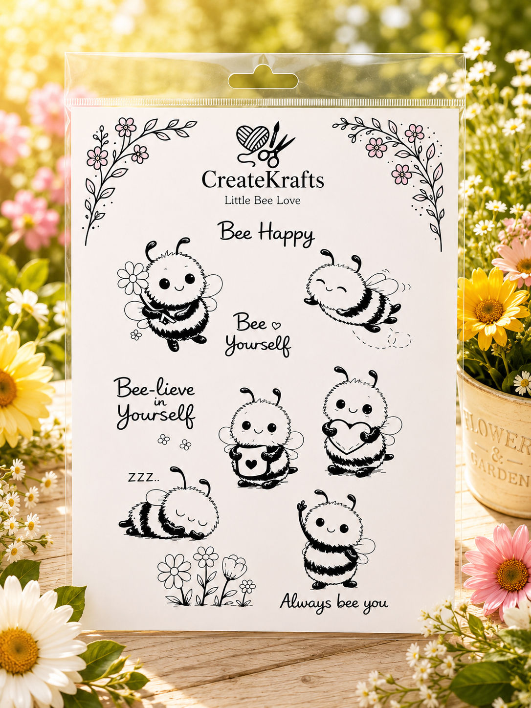 Little Bee Love Stamp Set