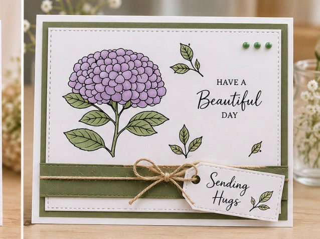 Thumbnail: Hugs And Blooms  Stamp Set