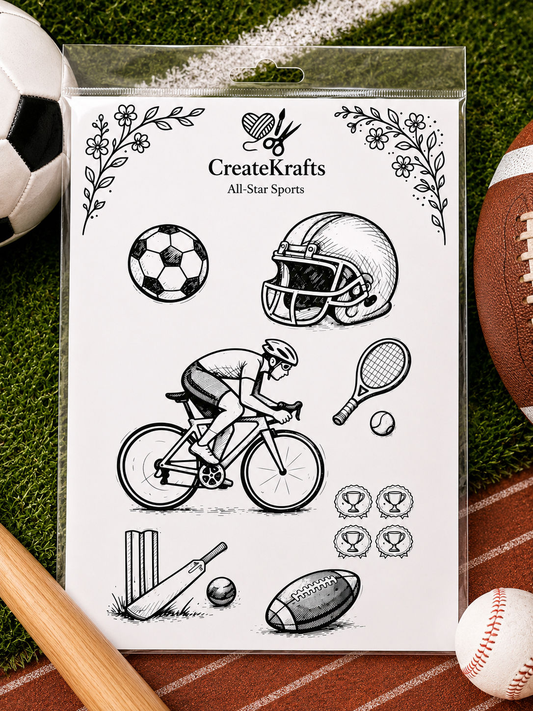 All-Star Sports Stamp Set