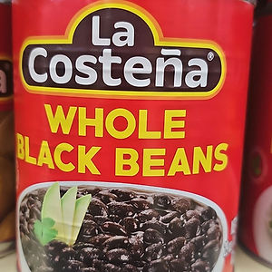 La costeña whole black beans 822g 