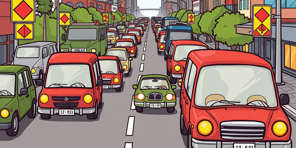 Britain Sets £22 Billion On Fire Every Year, Sitting Still (The UK congestion cost)