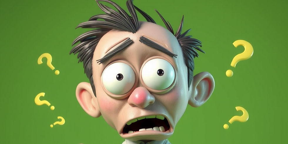 Confused man