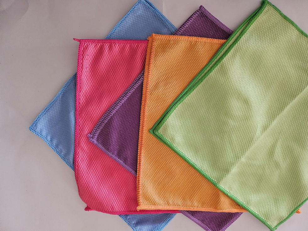 Glass/chrome polish cloths