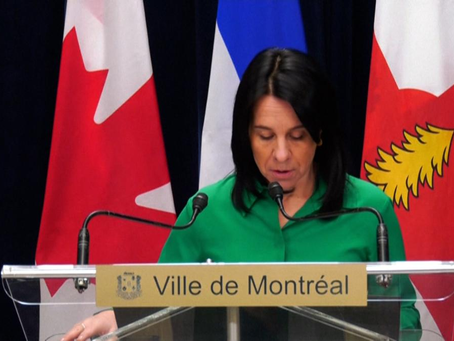 Alcaldesa de Montreal no buscará reelegirse