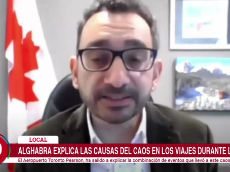 Alghabra explica las causas del caos en viajes durante las fiestas