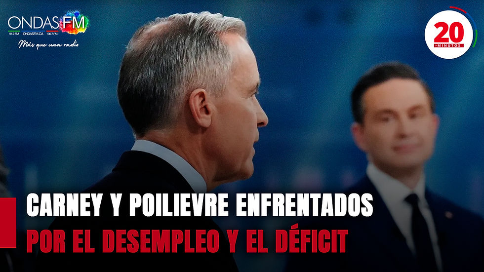 🔴 20 MINUTOS!! Carney y Poilievre enfrentados por el desempleo y déficit