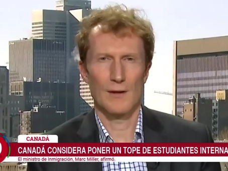 Canadá considera poner un tope de estudiantes internacionales