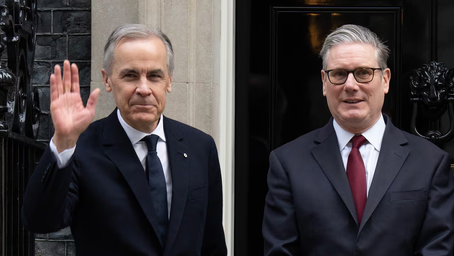 Carney y Starmer señalan importancia reapertura estrecho Ormuz