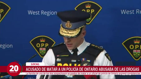 Accused of killing Ontario police officer was abusing drugs