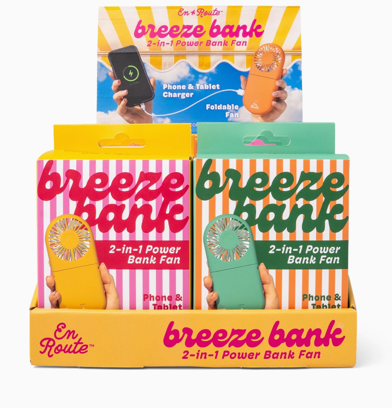 Breeze Bank Phone Charger and Fan