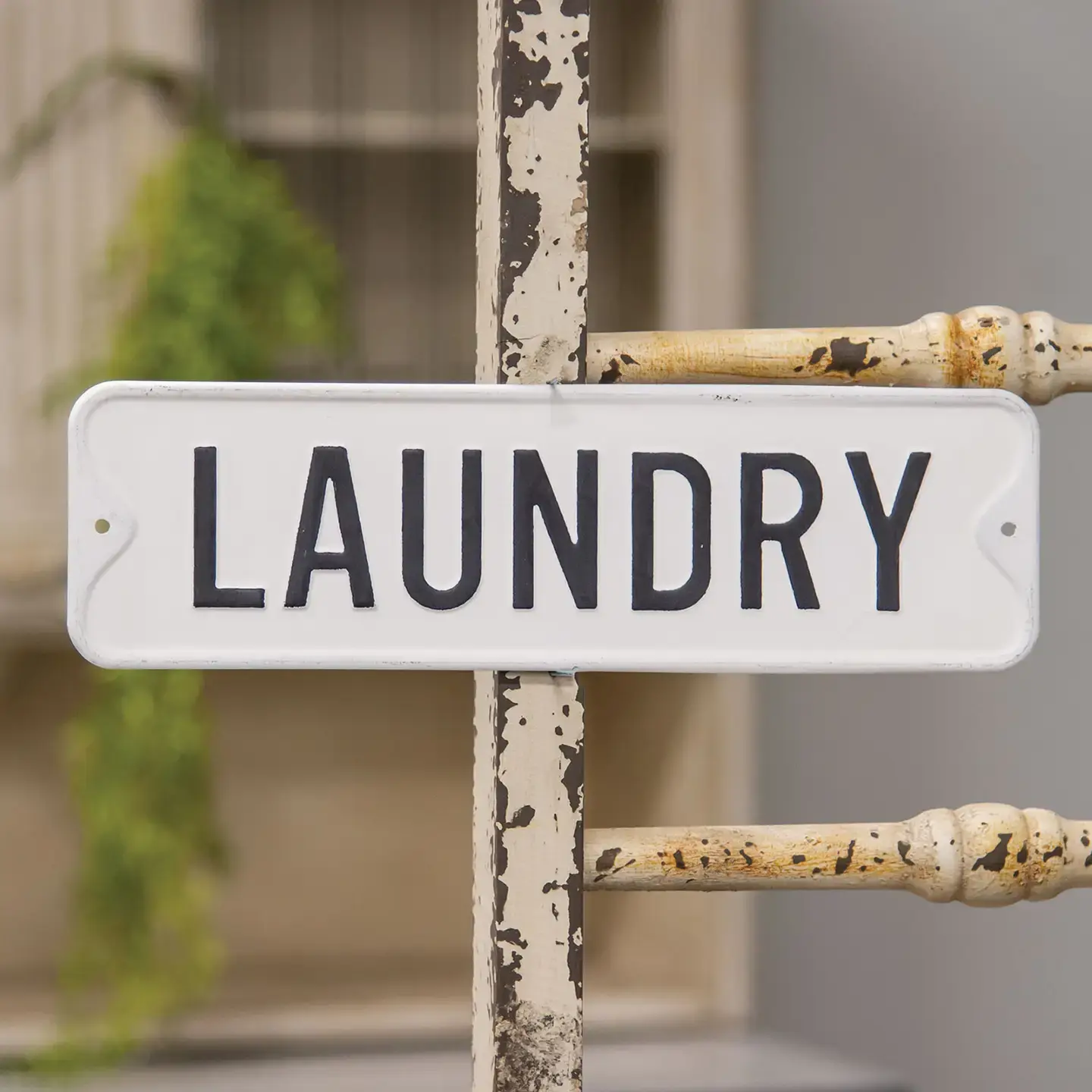 Laundry Metal Farmhouse Sign