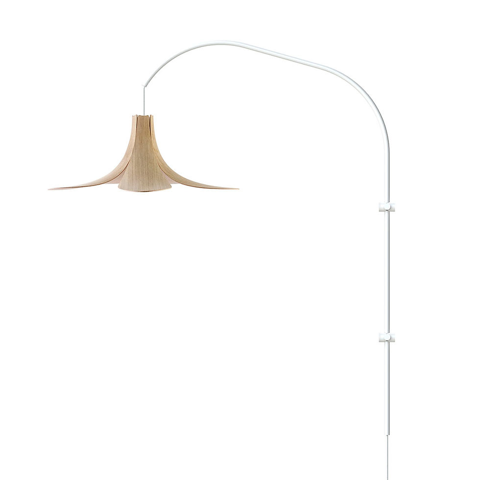 Thumbnail: Jazz lamp w/ willow wall hanger