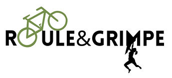 logo Roule et grimpe, réparation vélos, encadrement escalade et activités de plein air