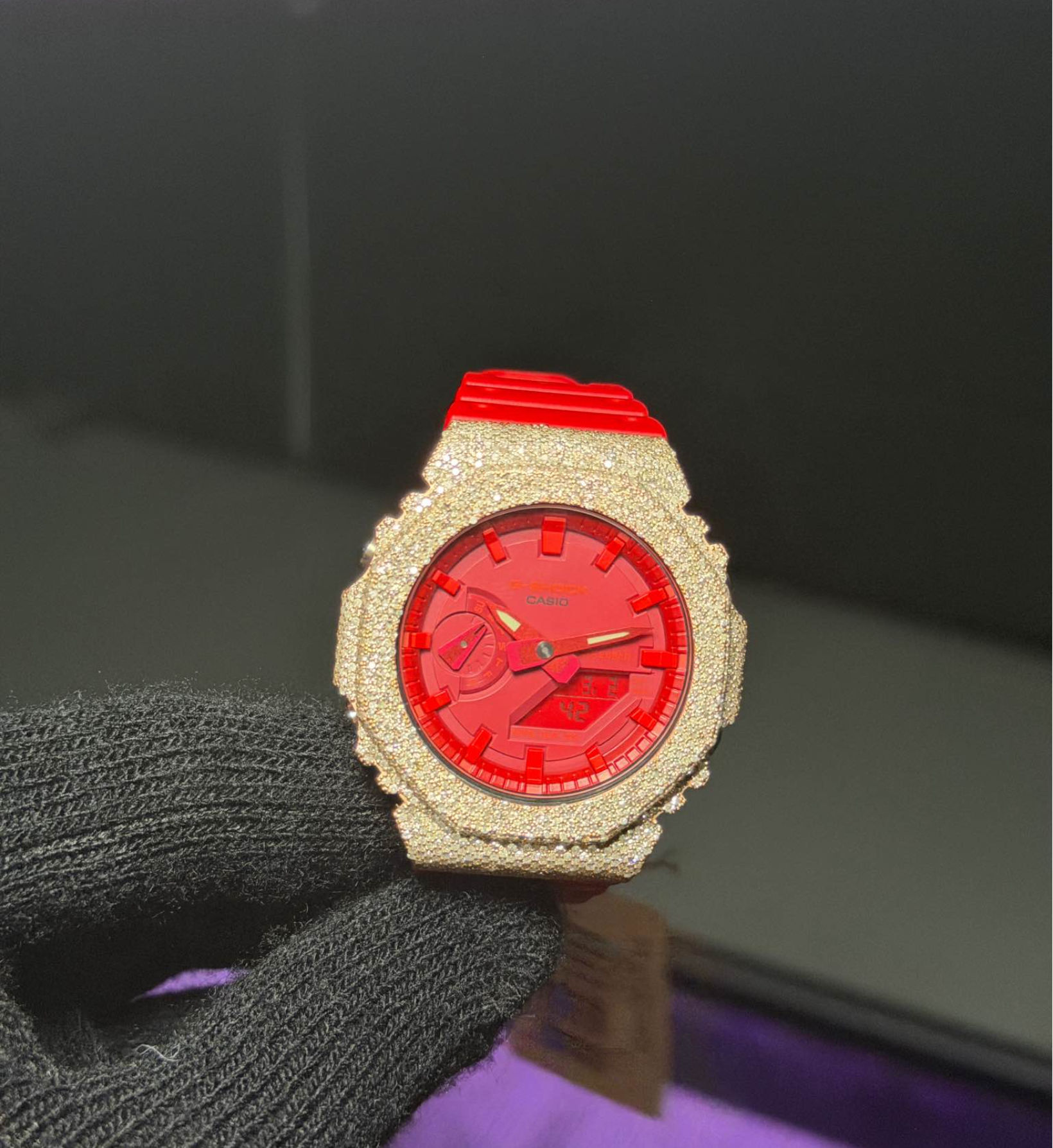 Custom Moissanite G-Shock