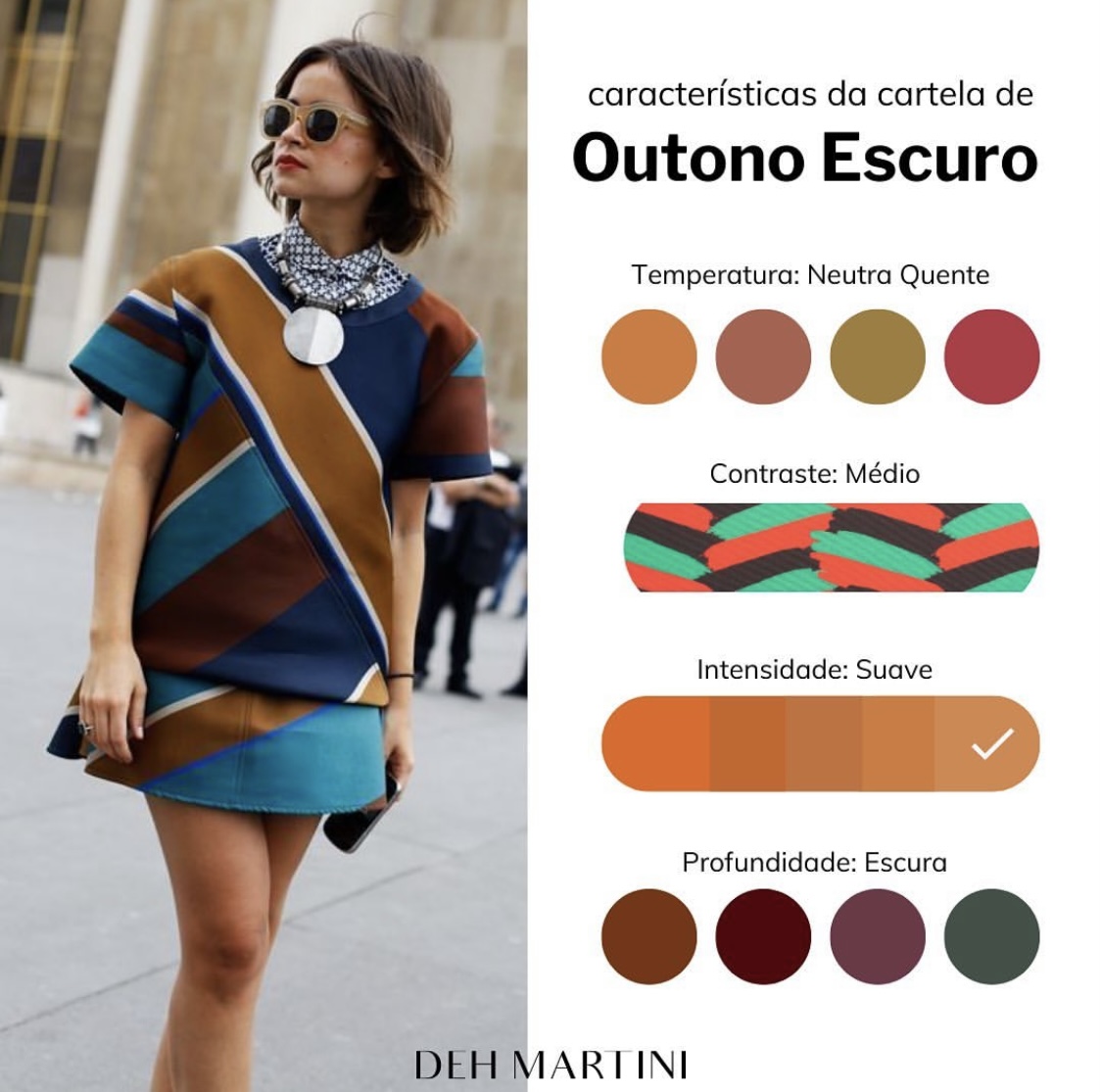 Tons da cartela Outono Escuro