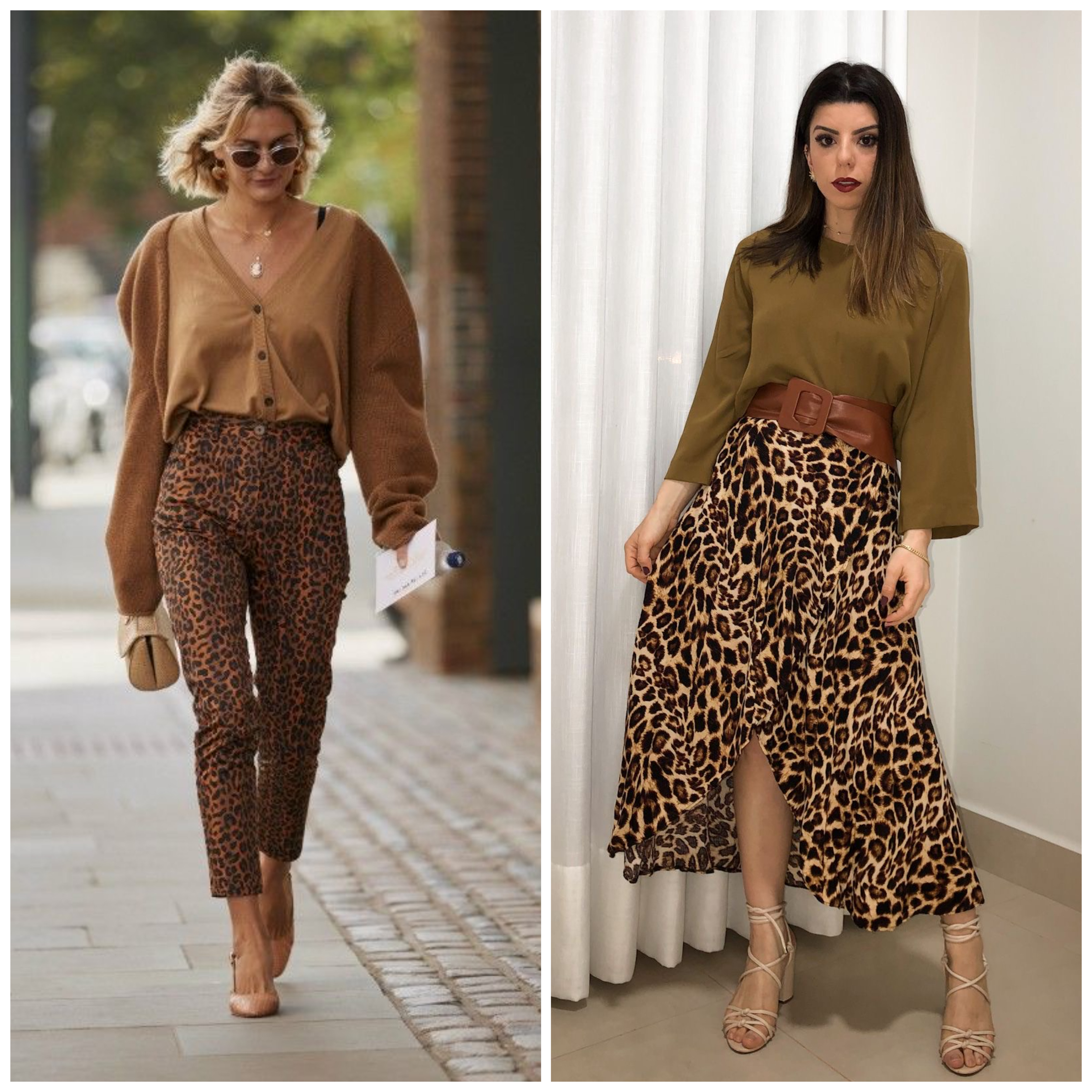 Estampa animal print para Outono Escuro