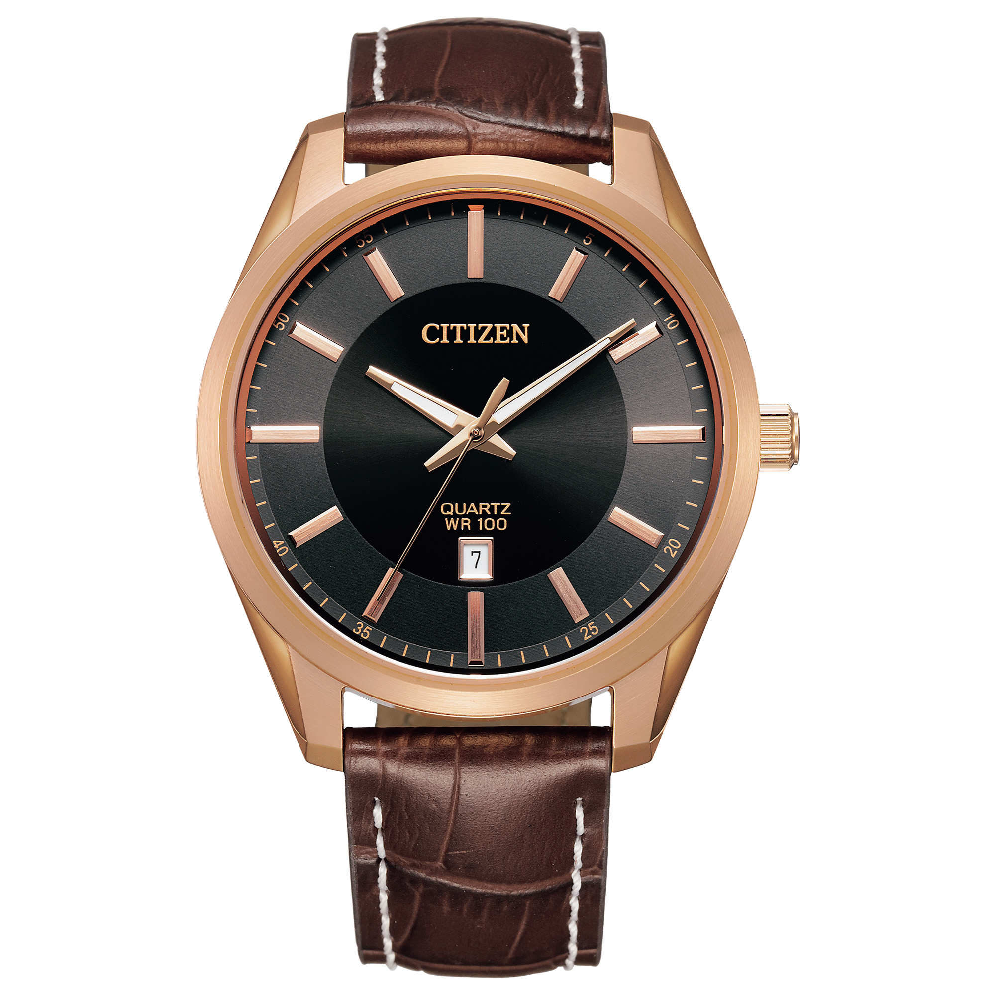 Montre homme CITIZEN classique à quartz acier cuivré