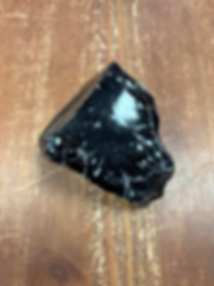 Large Black Obsidian Rough Crystal