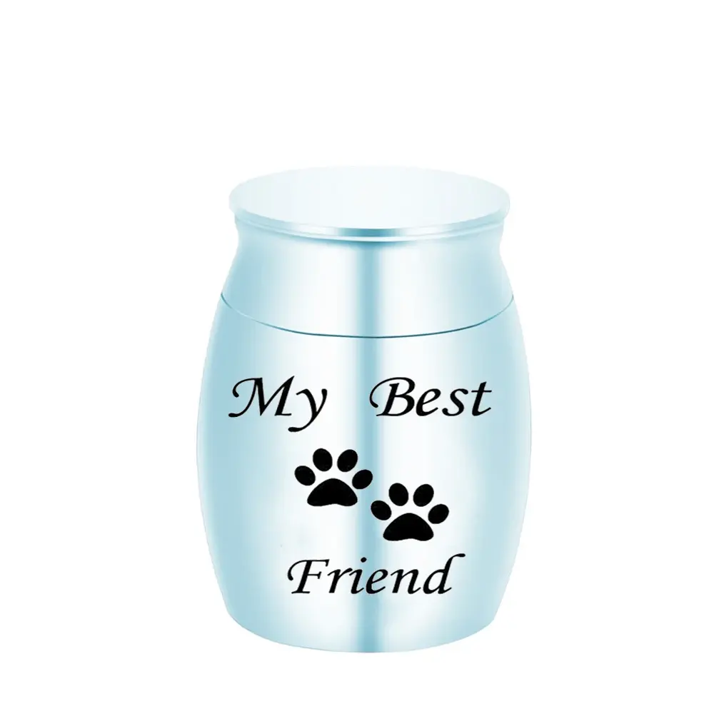 The Eternal Paw™ Stainless Steel Memorial Urn Pendant – Waterproof Ashes Keepsak
