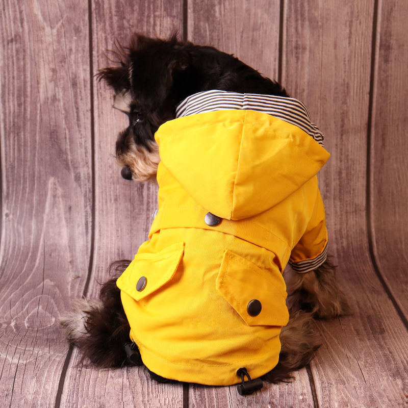 Thumbnail: Yellow Raincoat with Hoodie