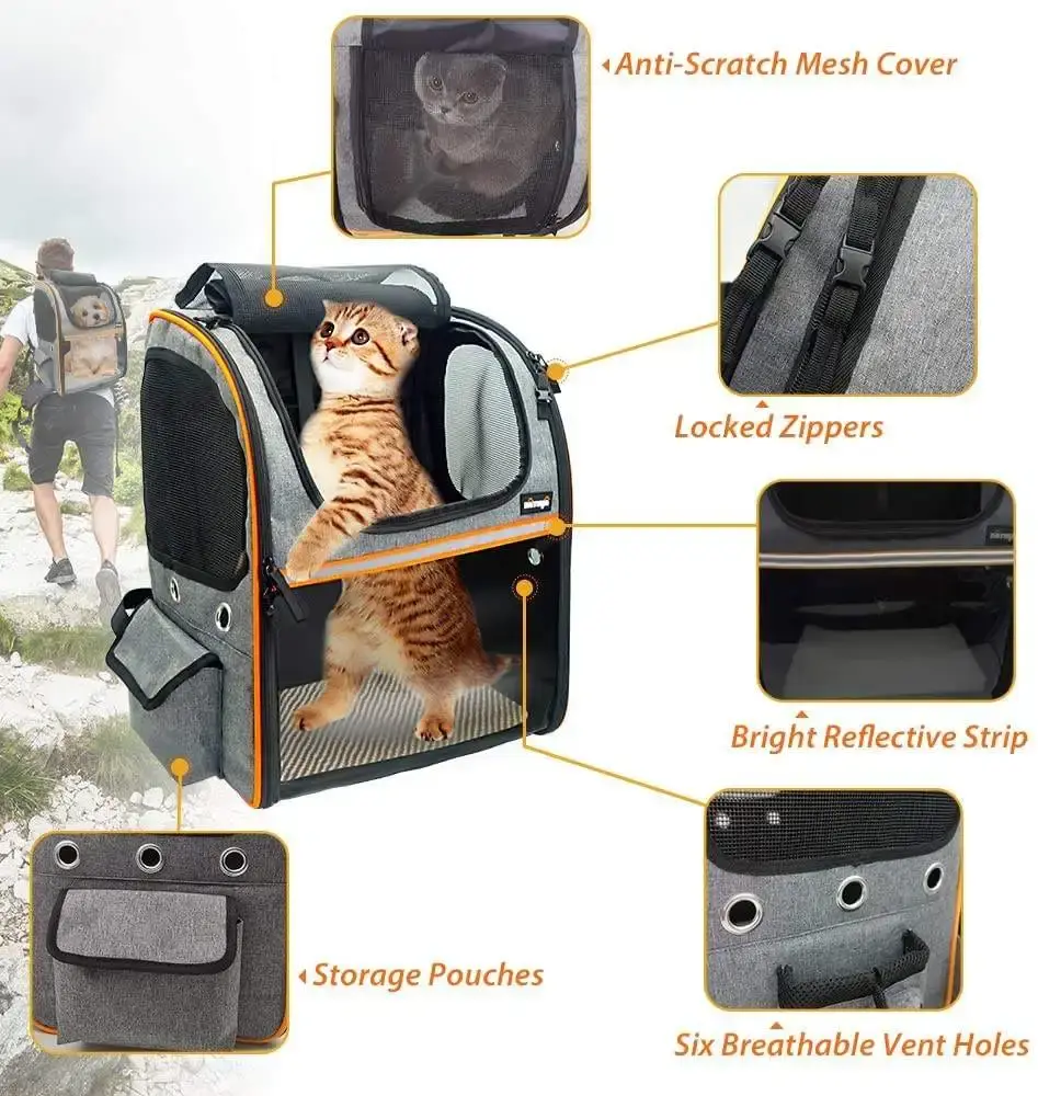 Thumbnail: Expandable Pet Travel Backpack