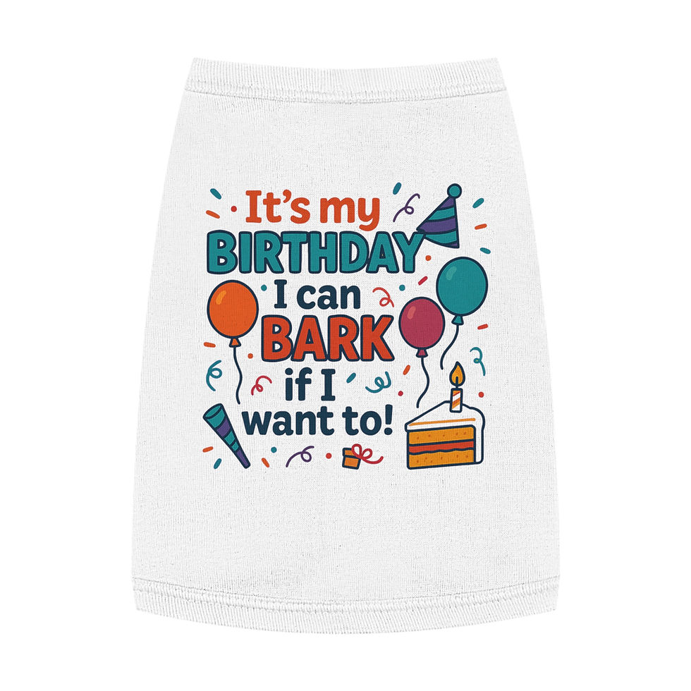 Thumbnail: Birthday Dog Tank Top