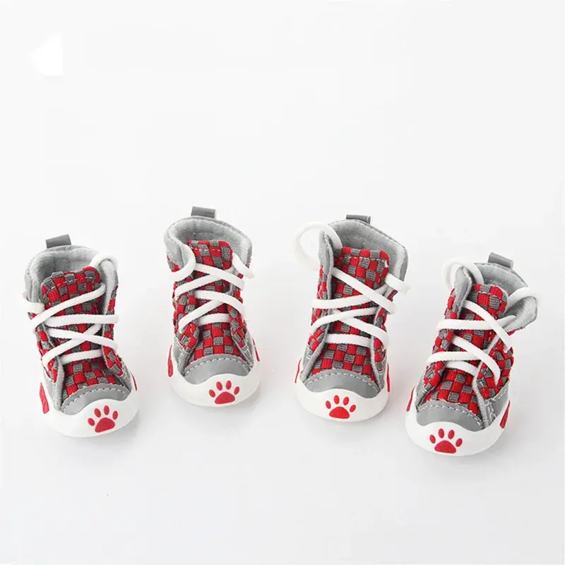Thumbnail: The End Zone™ Football Style Dog Shoes