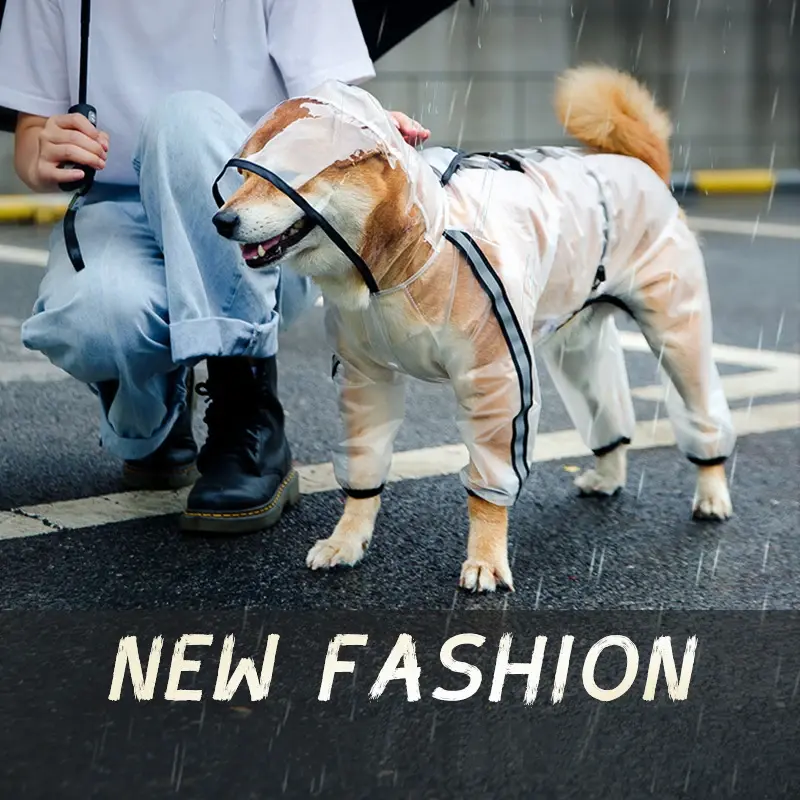 Thumbnail: StormPaws Full-Coverage Dog Raincoat