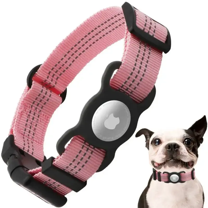 Soft Polyester Pet Collar with GPS Tracker