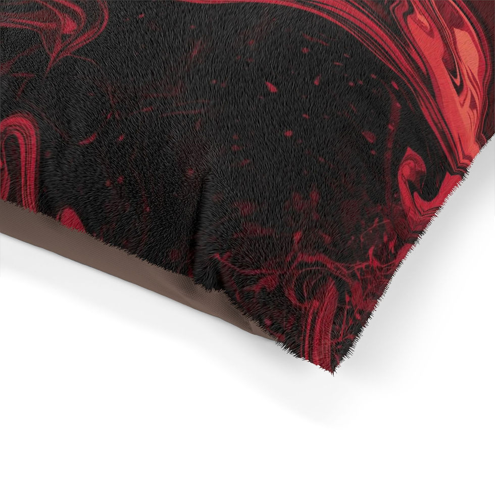 Thumbnail: Paris Parker Collection| Red Smoke Pet Bed 