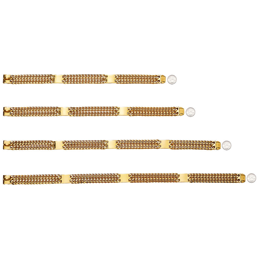 Thumbnail: 24mm 18K Gold Cuban Dog Chain Collar
