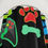 Thumbnail: Fun Gamer Pet Shower Curtain - Colorful Paw Prints & Controllers