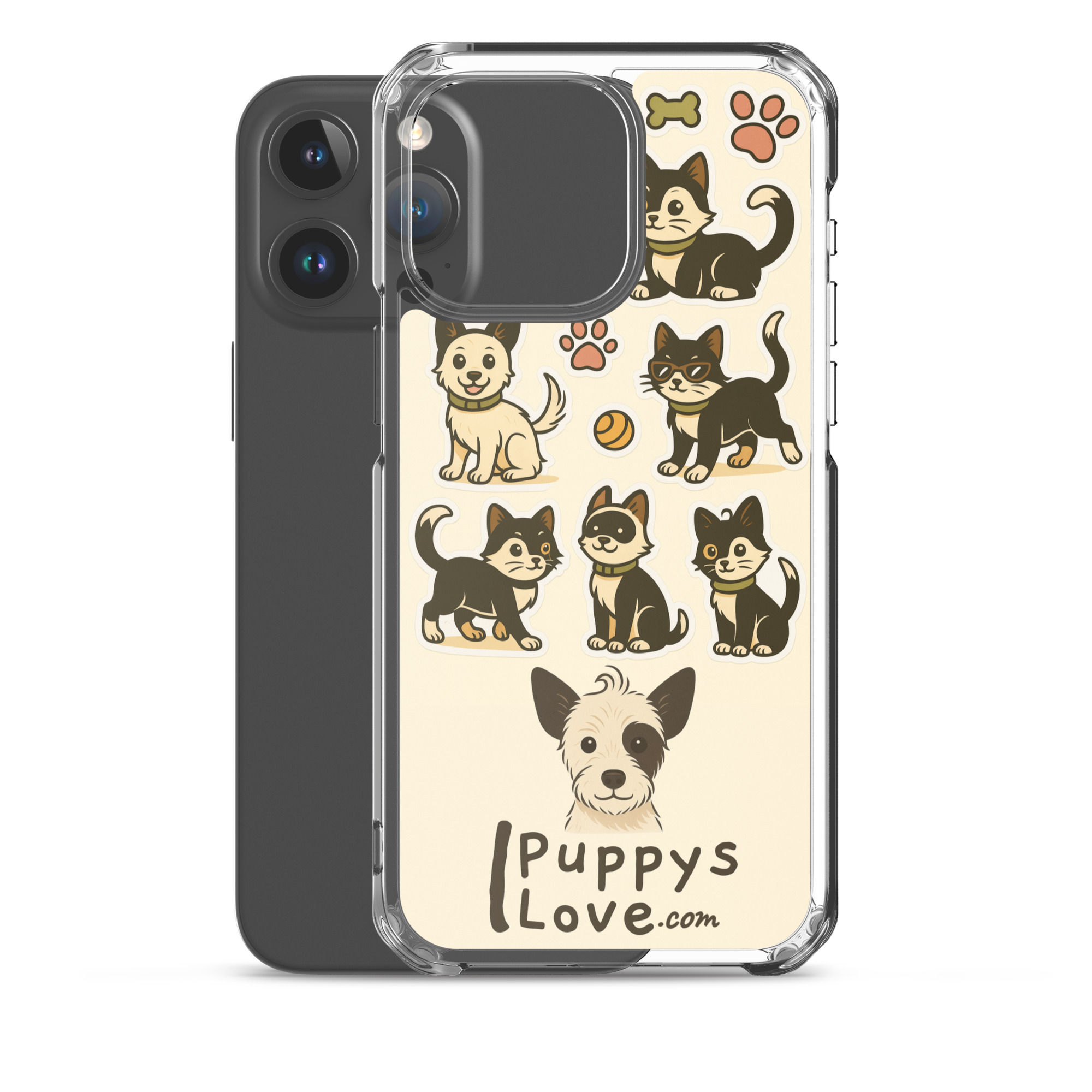 Puppy's Love iPhone Case – Cute & Scratch-Resistant