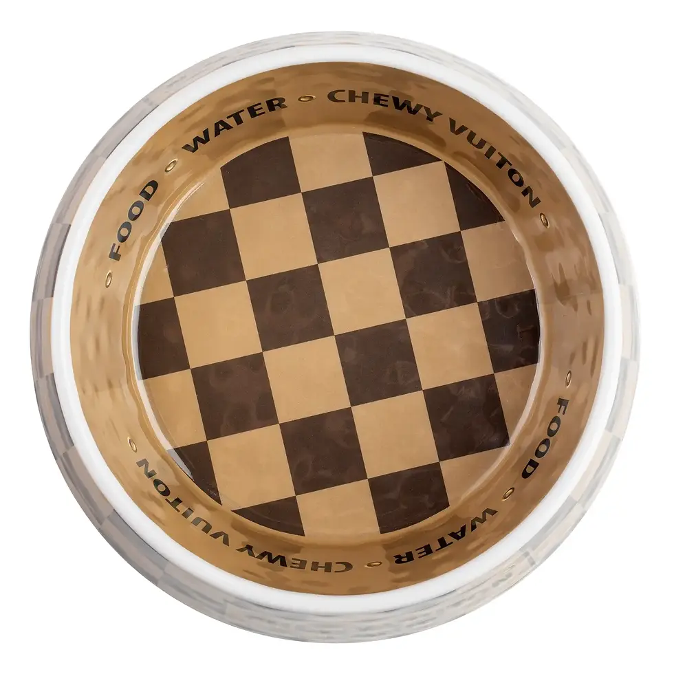Thumbnail: Checker Chewy Vuiton Bowl