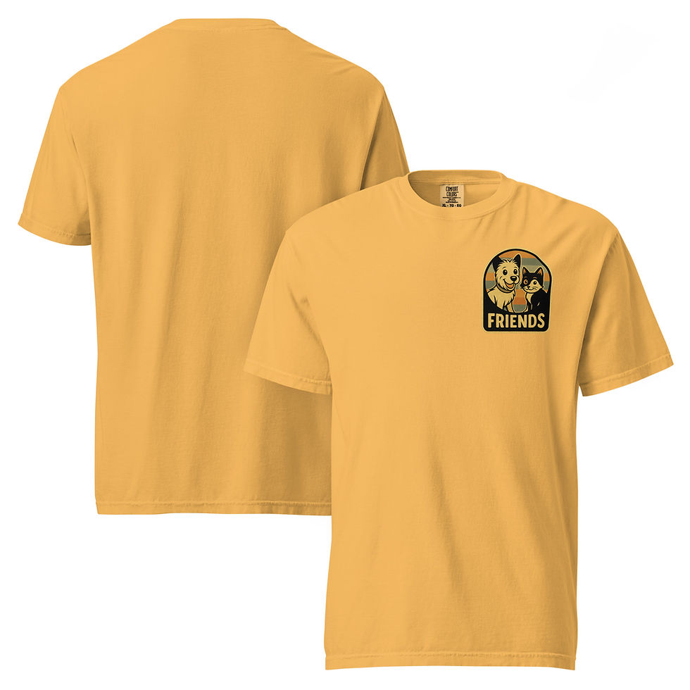 Thumbnail: Puppy's Love Friends T-Shirt – Soft, Bold, and Fun