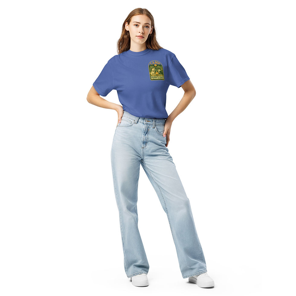 Thumbnail: Camp Puppy’s Love T-Shirt – Cozy & Vintage Vibes