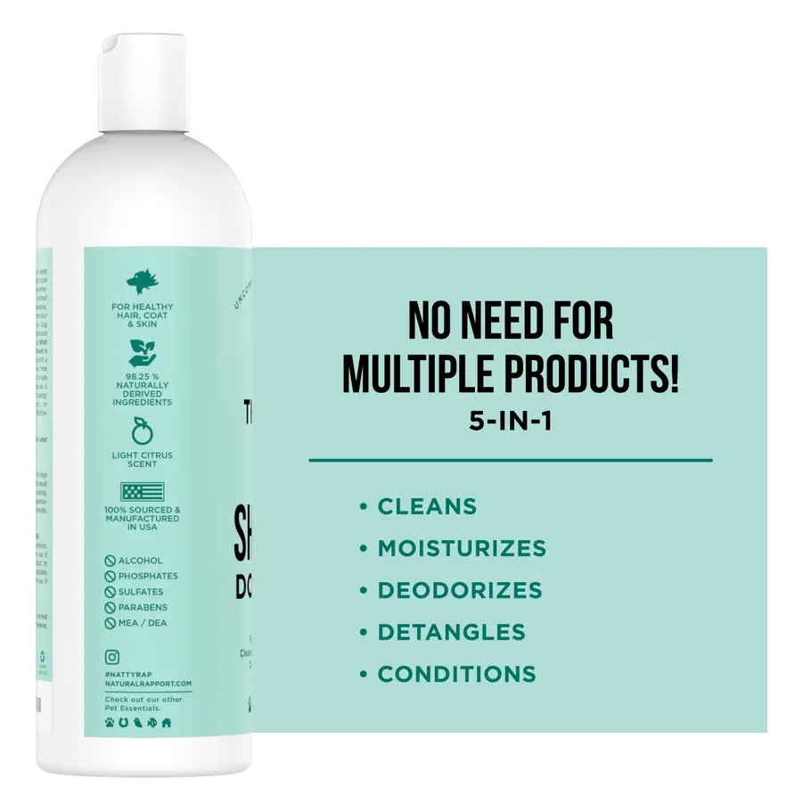 Thumbnail: The Only Dog Shampoo Your Pet Needs - 5-in-1 Formula