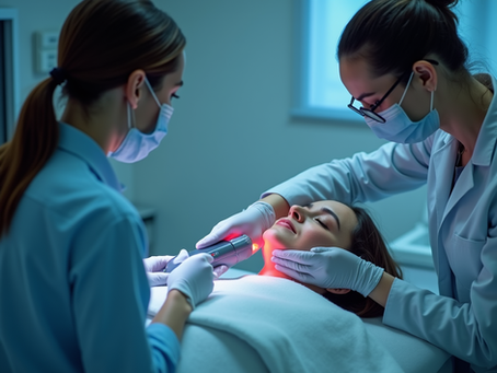 Laser training session at a Phoenix metro aesthetic clinic