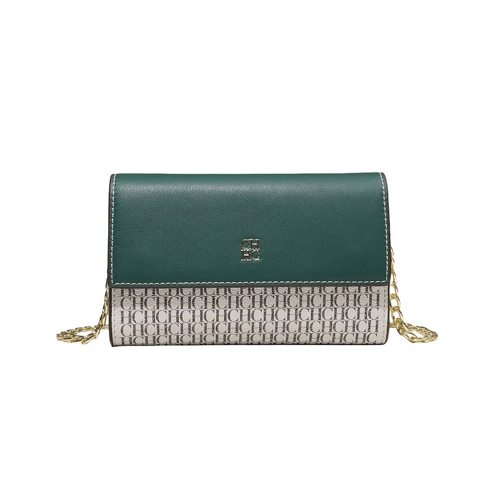 Thumbnail: Harper Quilted Chain Clutch Bag