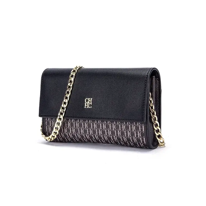 Thumbnail: Harper Quilted Chain Clutch Bag