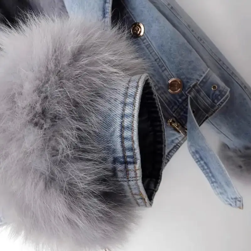 Thumbnail: Arctic Luxe Denim Jacket