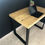 Thumbnail: Modern Rustic Reclaimed Scaffold Board Desk with Steel Industrial Legs