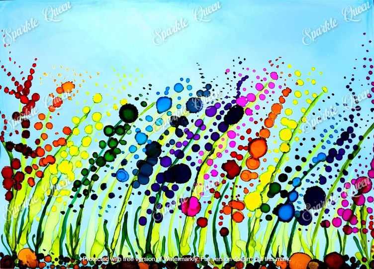Underwater Rainbow 30x50cm