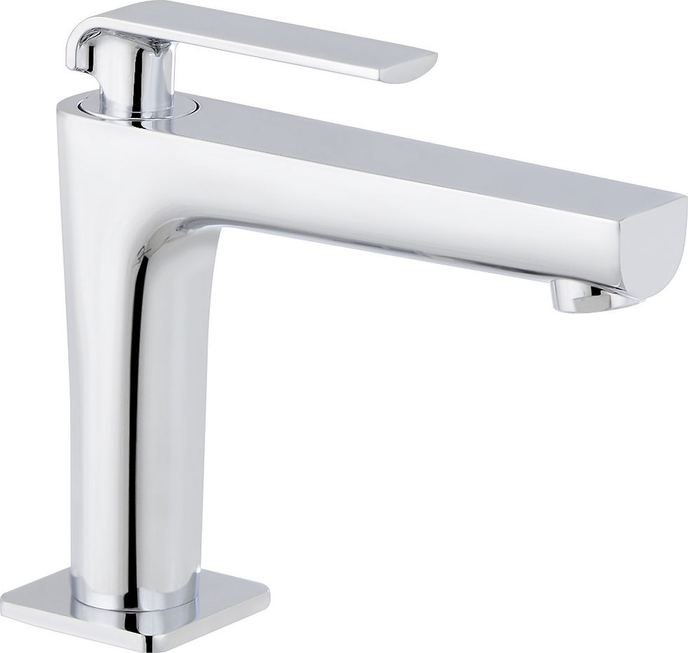 LAVE-MAINS- Robinet simple de lavabo tête céramique 1/4 tour
