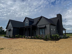 Custom home by Mitzelfeld Construction.