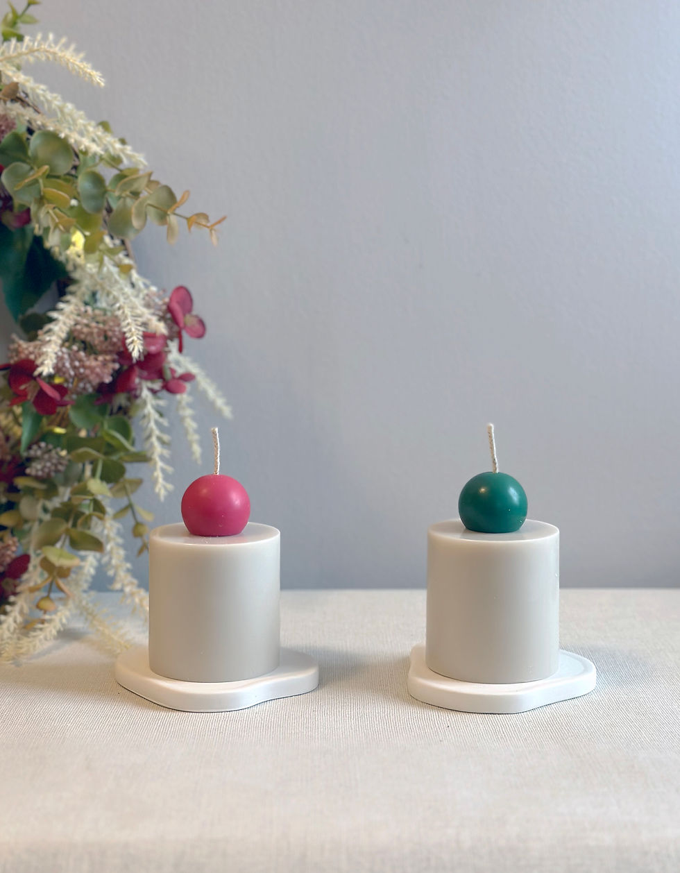 Christmas cake candle