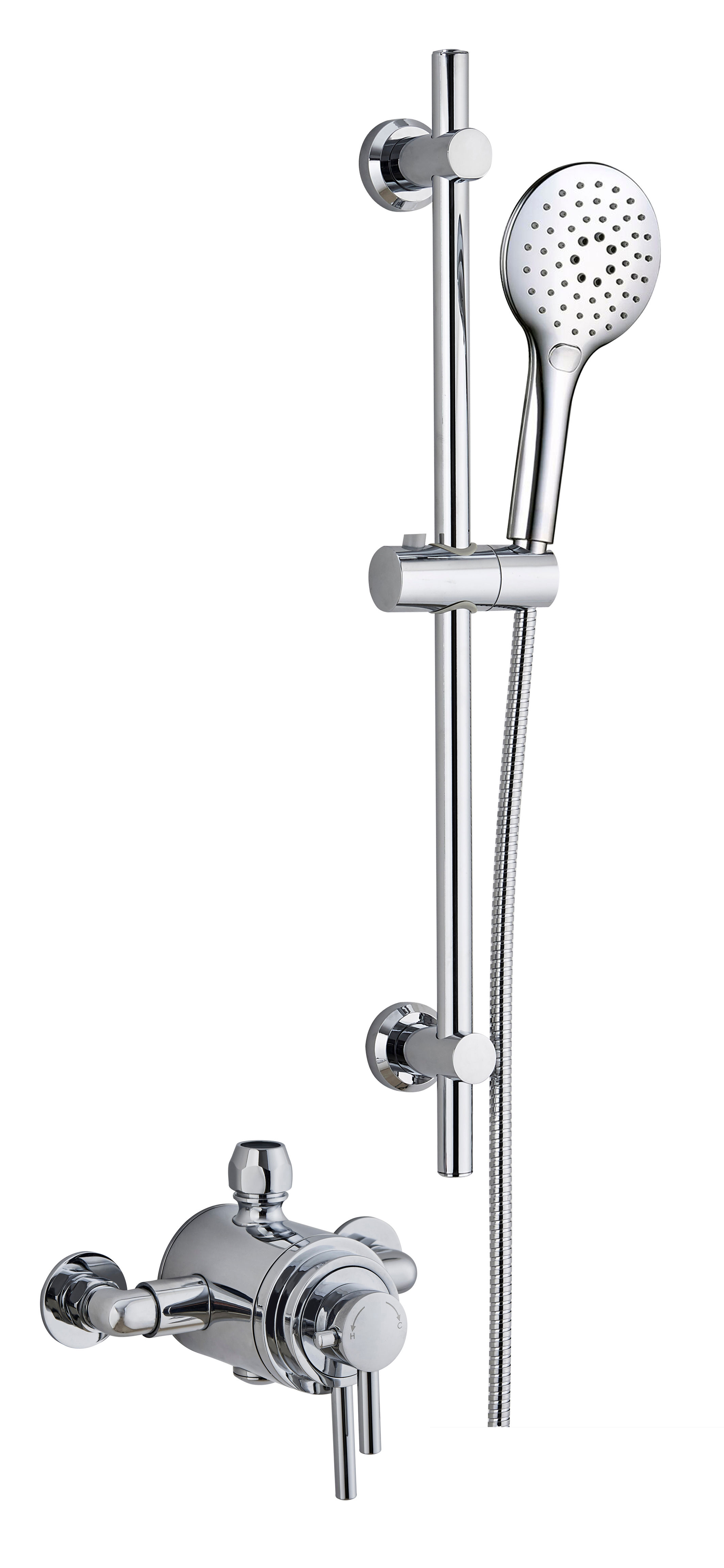 3 Step C Dual Control Shower Kit